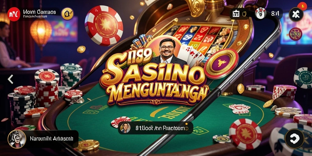 Tampilan seru dan interaktif dari gameplay Kasino di 8180.