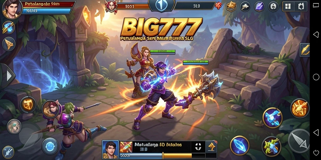 Tampilan menarik dari gameplay SLG di BIG777.