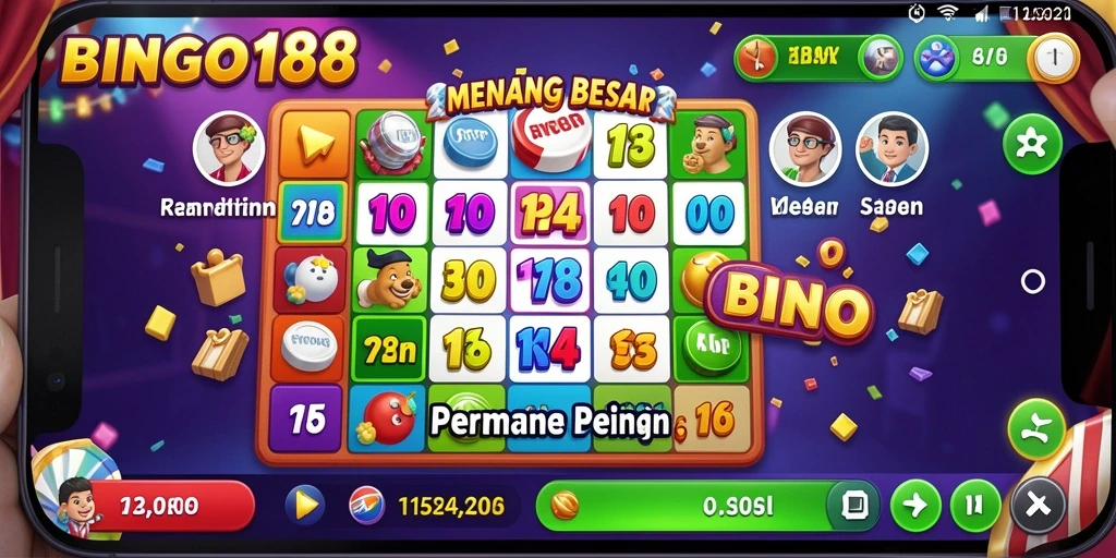 Screenshot gameplay BINGO188 dengan berbagai strategi seru.