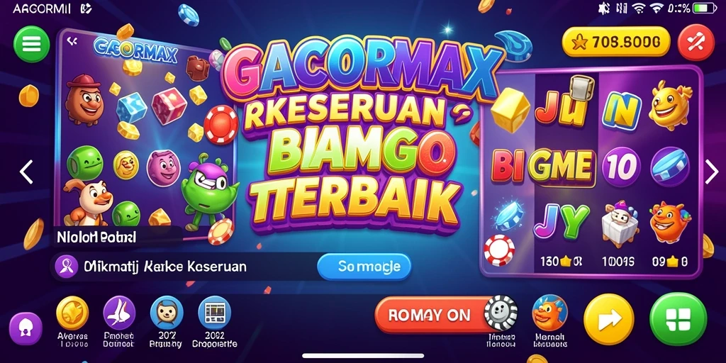 Screenshot GACORMAX menampilkan pemain yang bersenang-senang dalam permainan Bingo.