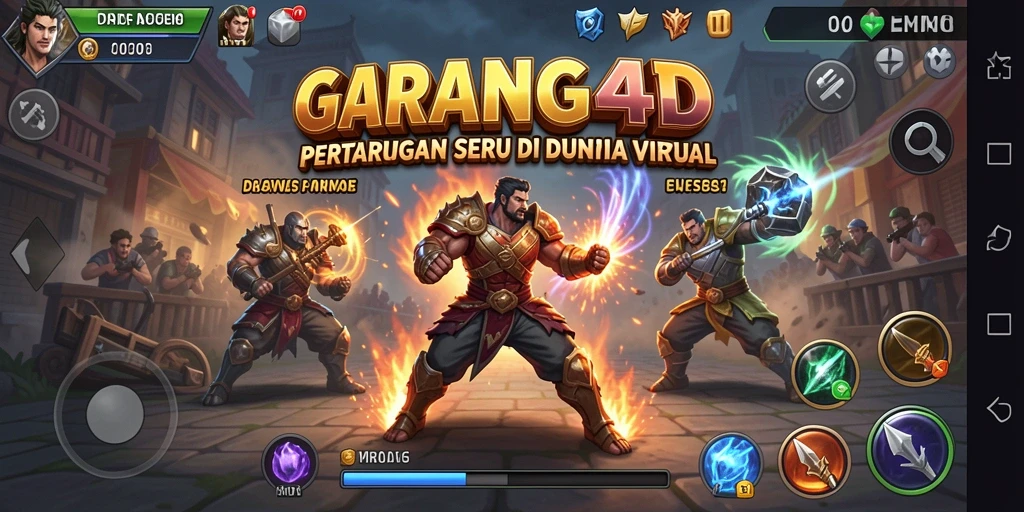 Screenshot game GARANG4D menampilkan aksi pertarungan yang mendebarkan.