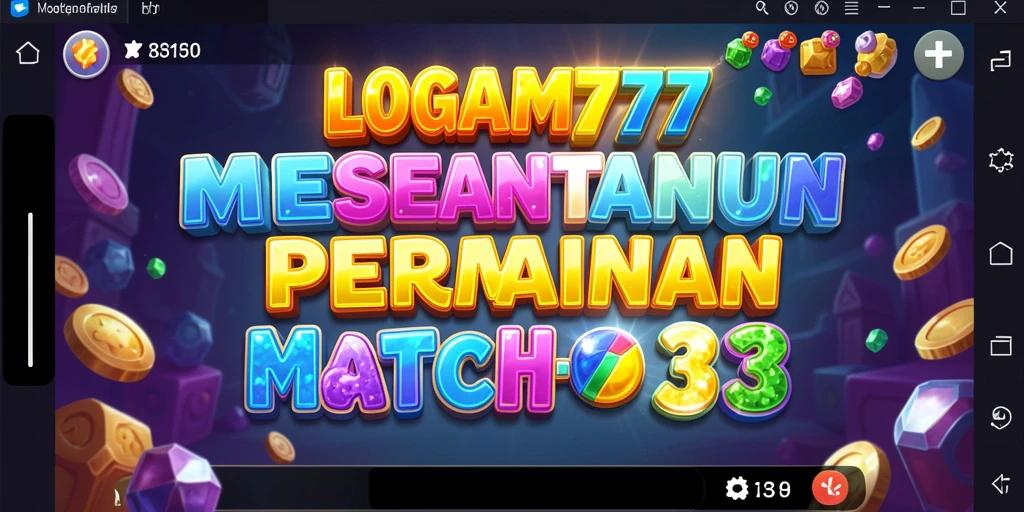 Gameplay LOGAM777 yang penuh warna dan menantang.