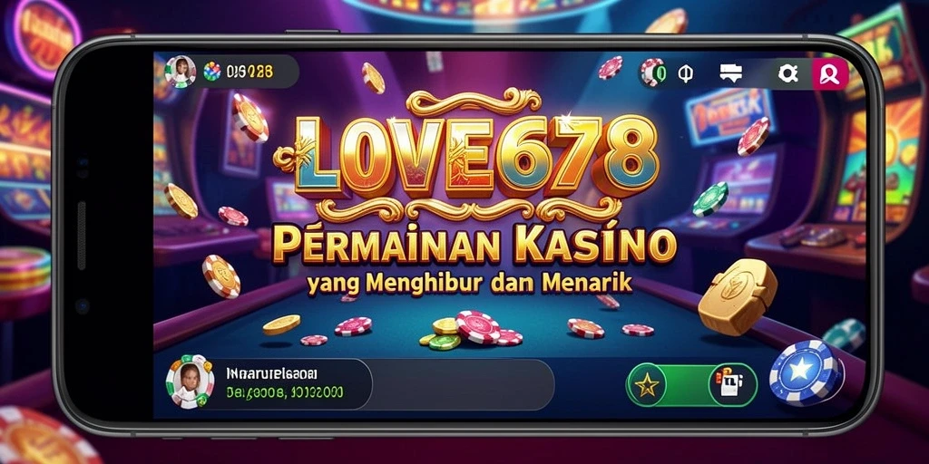 Tampilan gameplay Kasino yang mendebarkan di LOVE678.