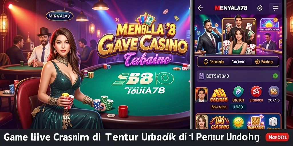 Tampilan gameplay menarik dalam aplikasi Live Casino MENYALA78.