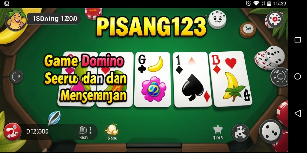 Tampilan gameplay menarik PISANG123 dengan pemain yang bersaing.
