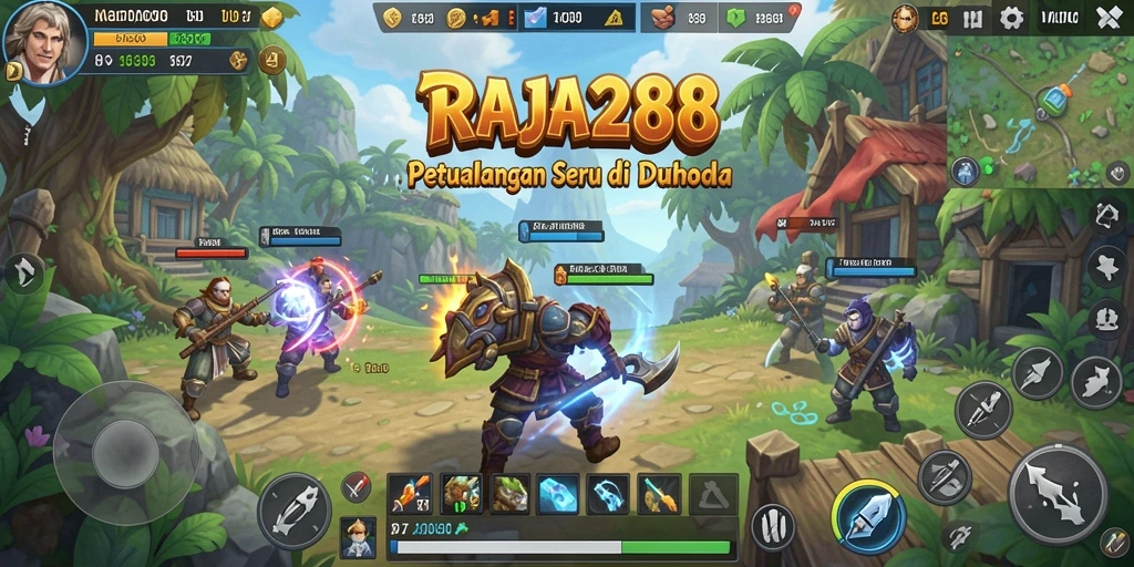 Tampilan gameplay RAJA288 yang mendebarkan di dunia terbuka.