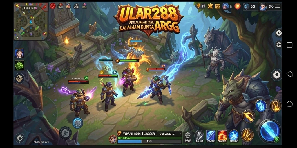 Screenshot ULAR288 menampilkan aksi pertarungan yang menegangkan dalam gameplay ARPG.